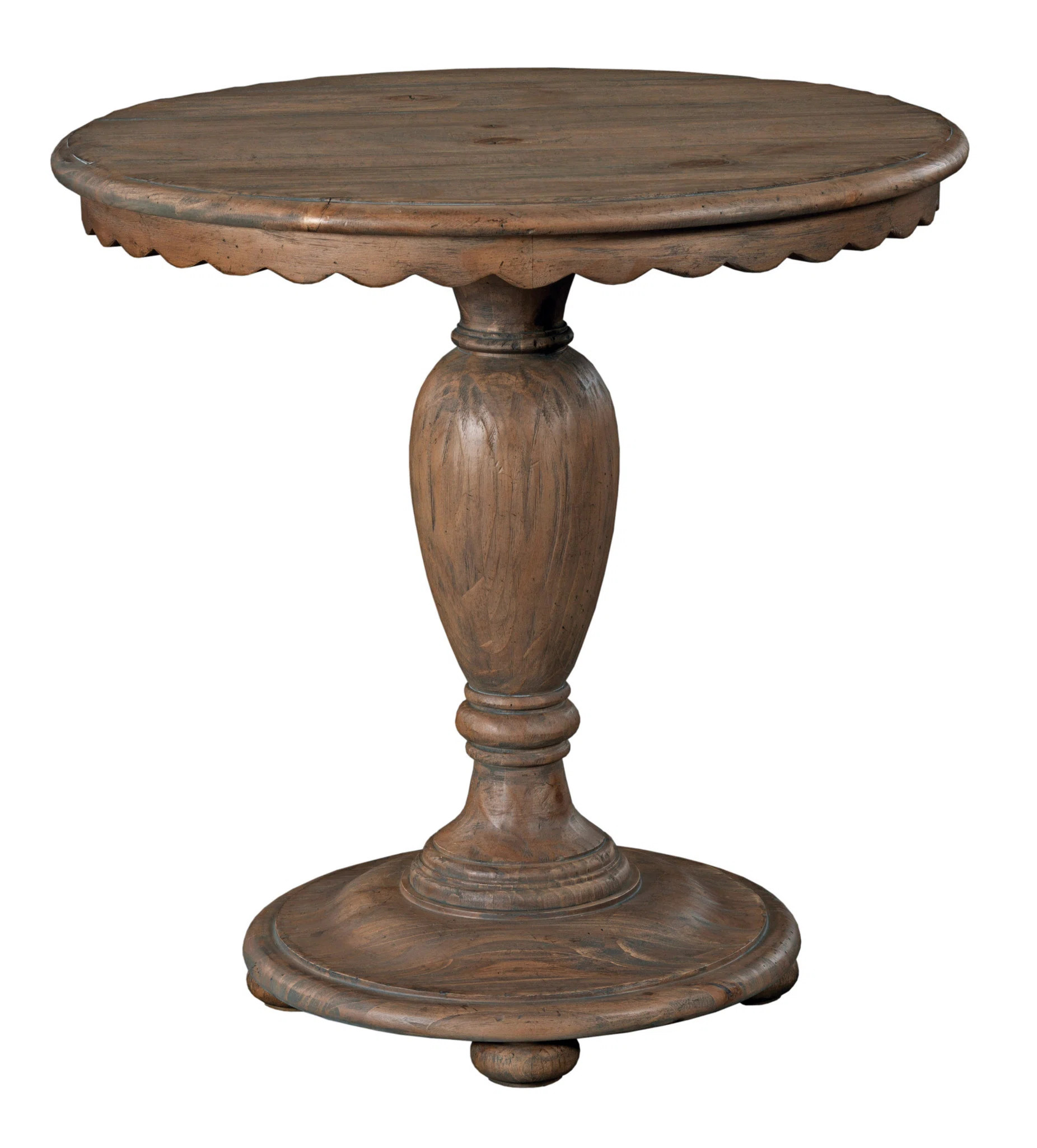 One Allium Way® Kempston Solid Wood Pedestal End Table | Wayfair | Wayfair North America