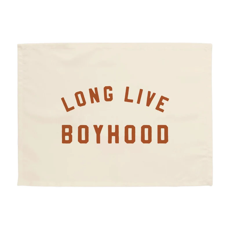 Long Live Boyhood Easy Hang Banner™ for Boy's Rooms, Brother's Rooms & Playrooms Boy's Room Wal... | Etsy (US)