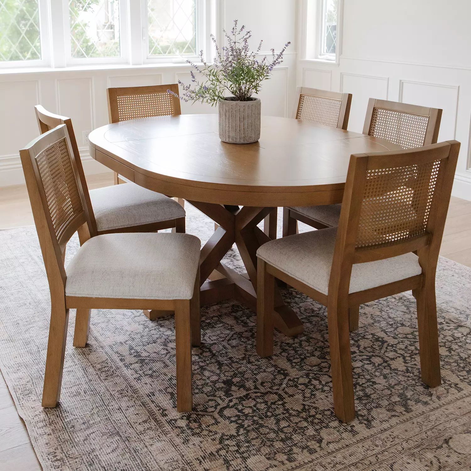 details by Becki Owens Ivy 7-Piece Set with Table and Six Chairs | Sam's Club