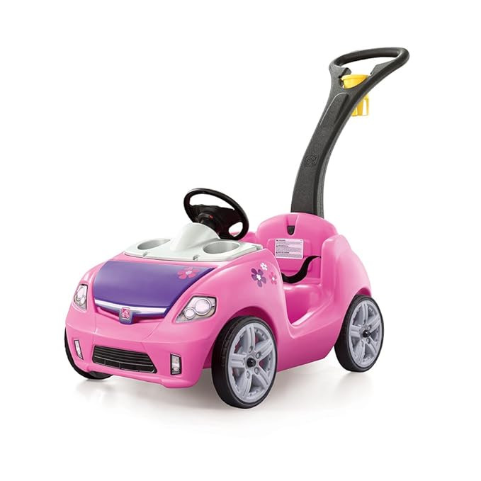Step2 Whisper Ride II Ride On Push Car, Pink | Amazon (US)