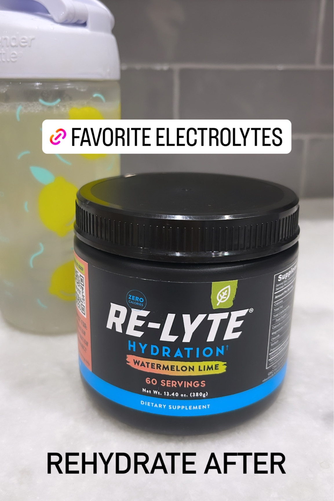 Best tasting electrolytes. No sugar/junk. 

#LTKfitness