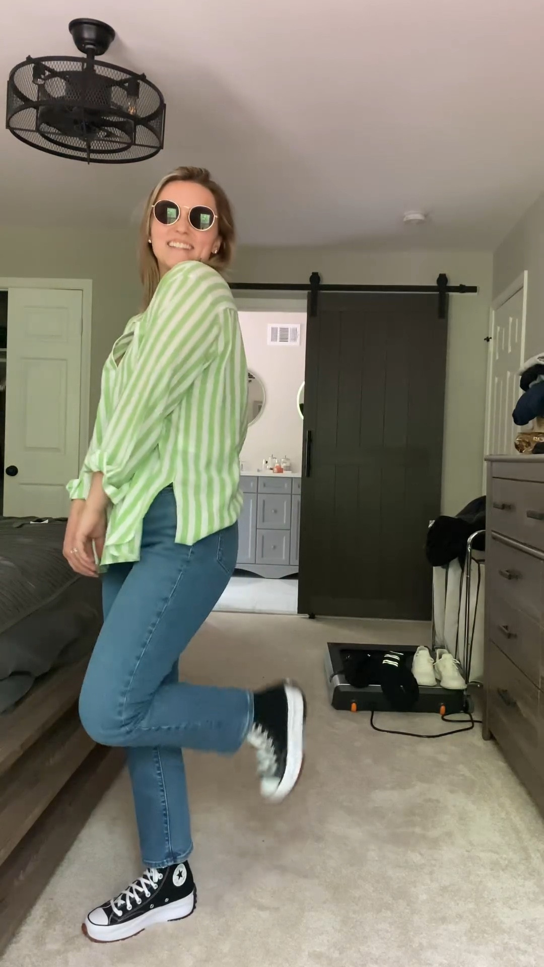 This linen shirt is perfection! It’s lightweight but gives coverage and the slits up the side allow you to wear it several different ways. It looks great with shorts, a skirt, and jeans! 

#LTKstyletip #LTKfindsunder50 #LTKshoecrush