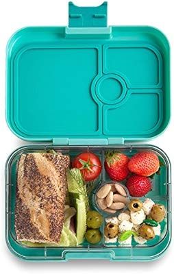 Yumbox Panino Leakproof Bento Lunch Box Container for Kids & Adults (Surf Green) | Amazon (US)