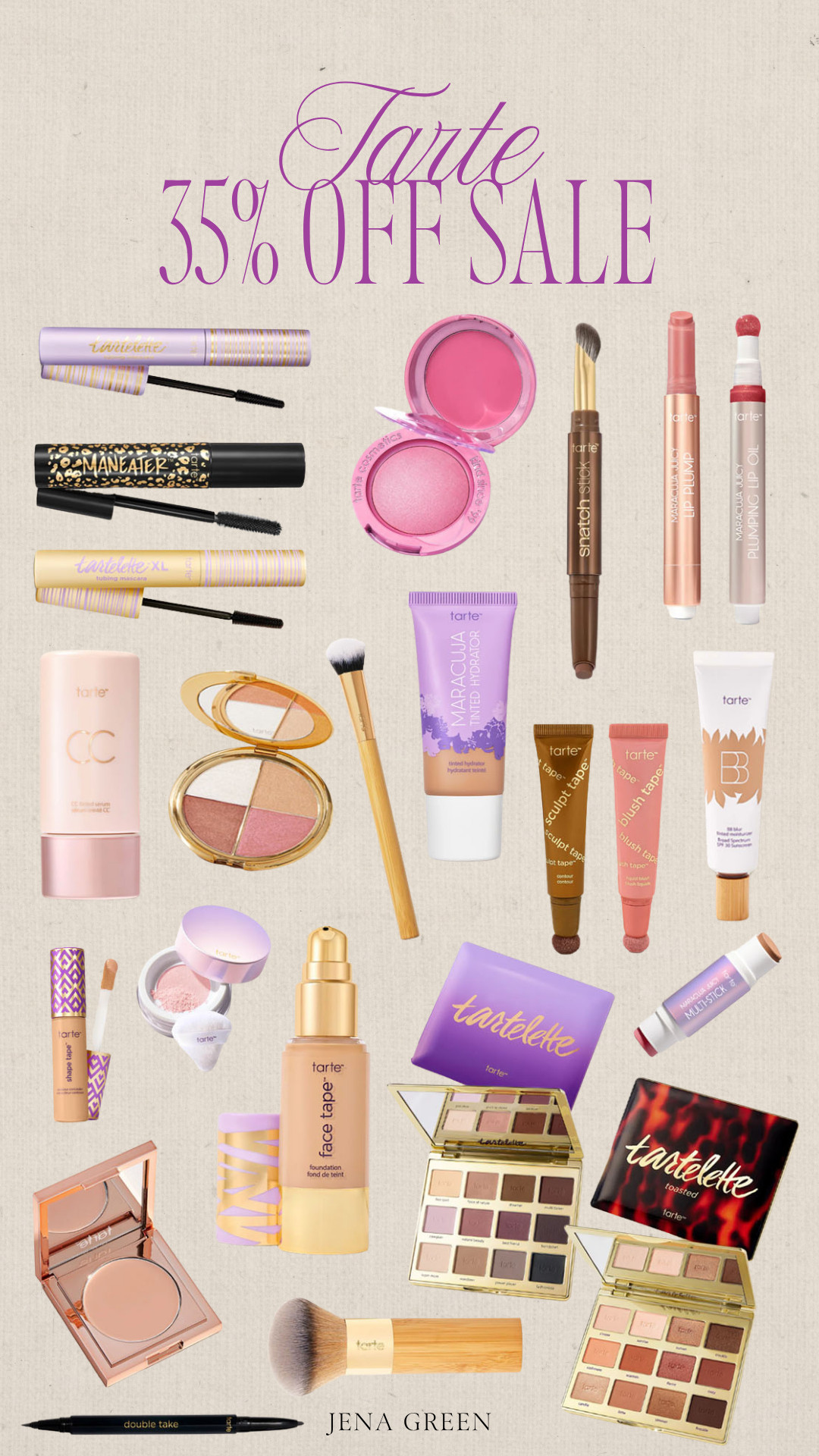 Tarte 35% Off Sale | Tarte Sale | Tarte Deals | Tarte Makeup

#LTKSeasonal #LTKSaleAlert #LTKBeauty