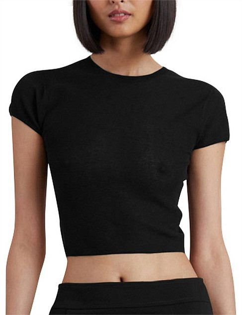 CINDY KNIT BABY TEE | David Jones (Australia & New Zealand)