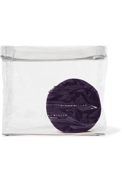 Lunchbag 30 leather-trimmed PVC clutch | NET-A-PORTER (UK & EU)