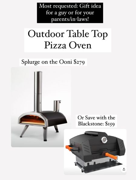 Outdoor pizza oven would make a great gift for parents, fathers, or a guy in your life who loves to cook! 

#LTKGiftGuide #LTKHoliday #LTKmens