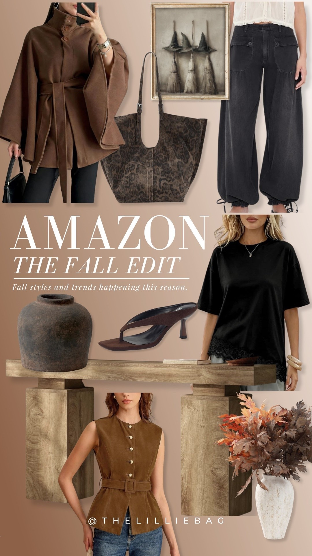 Amazon’s fall edit is SO good right now 🤎 Rich browns, leopard, washed black + elevated pieces that look way more expensive than they are. Loving the mix of fashion and home finds in this one!

Amazon fall finds, Amazon fashion, fall home decor, fall trends, Amazon finds

#LTKSeasonal #LTKootd
