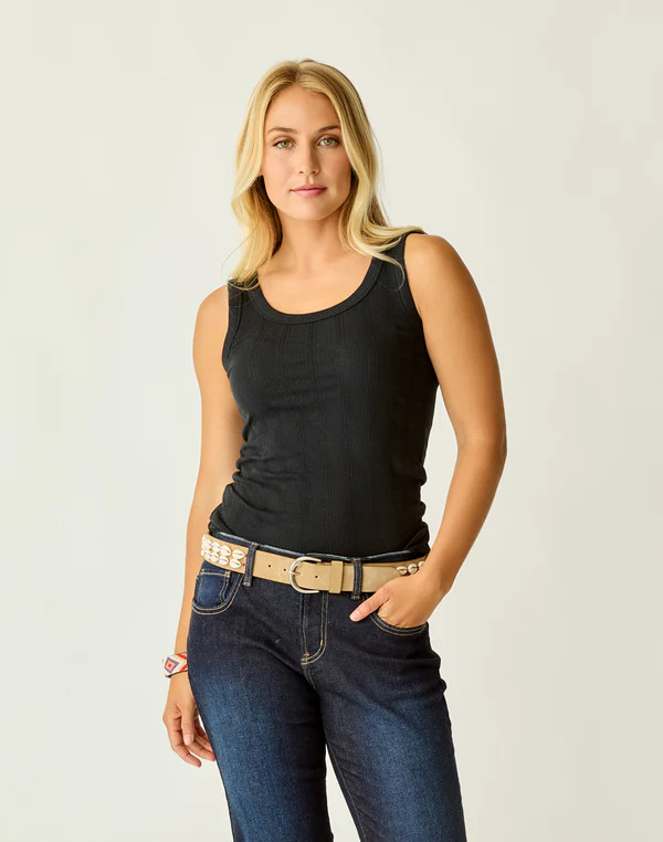 Ever Rib Tank: Black | Carve Designs