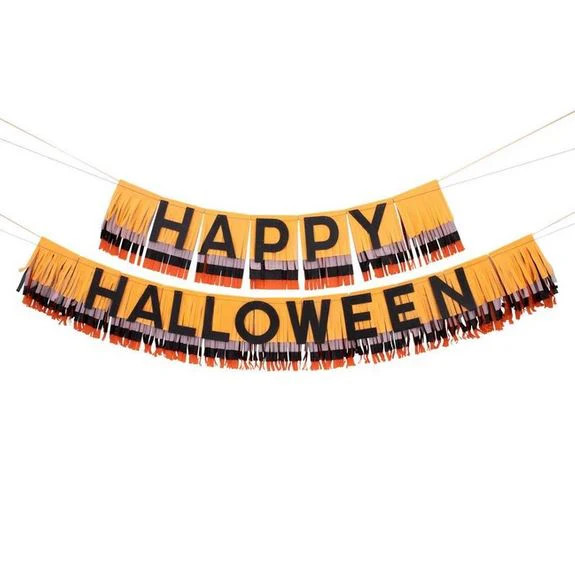 Halloween Fringe Garland | patet