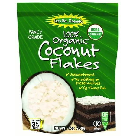 Let's Do...Organic - Coconut Flakes 100% Organic Unsweetened - 7 oz. | Walmart (US)