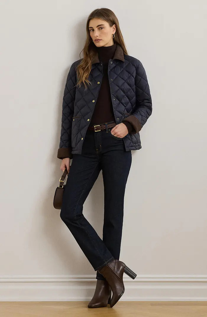 Lauren Ralph Lauren Diamond Quilted Jacket | Nordstrom | Nordstrom