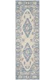Momeni Anatolia Wool and Nylon Area Rug, 2'3" X 7'6" Runner, Blue | Amazon (US)