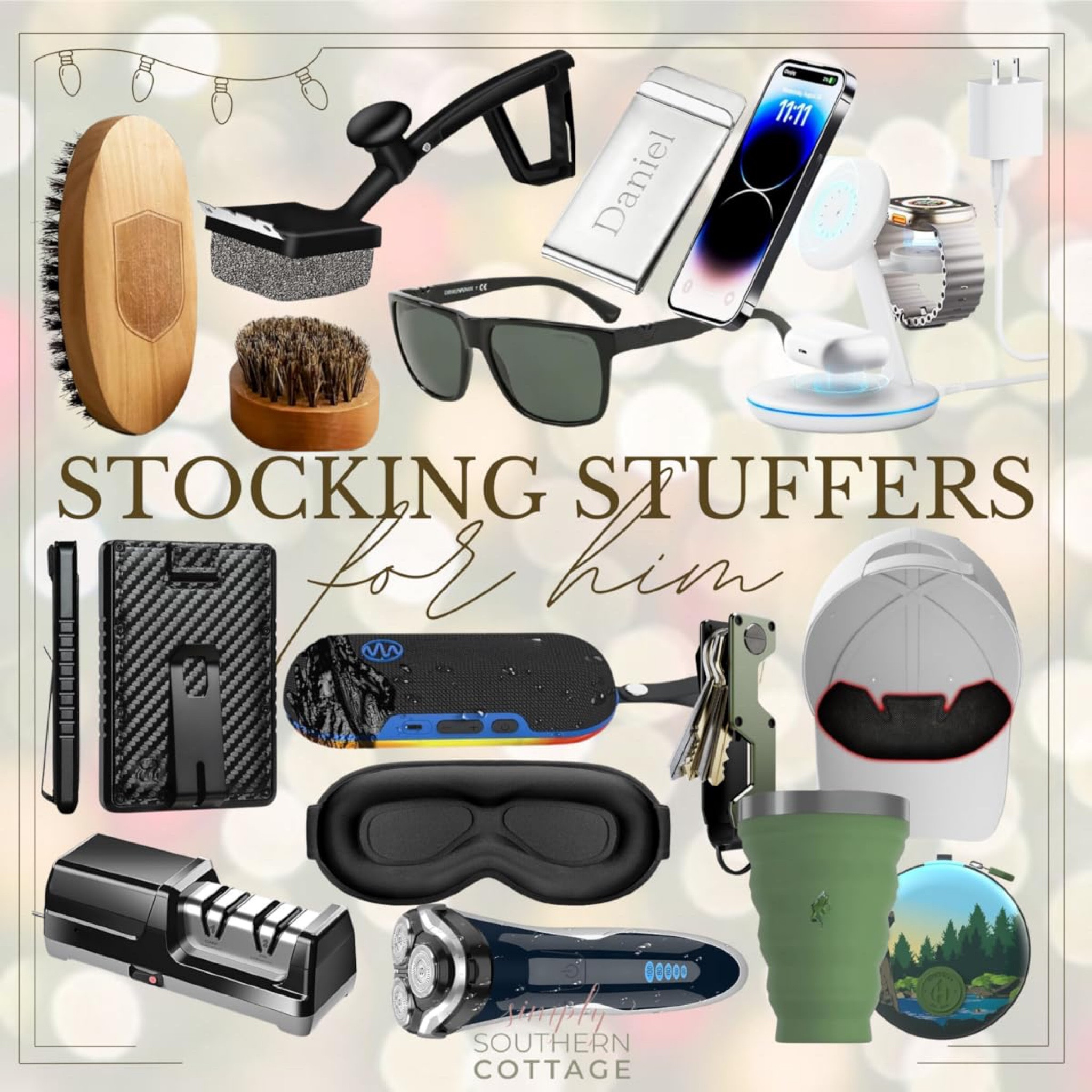 Stocking stuffer ideas for him that he will love🎄

stocking stuffers - gift guide - gifts for him - teen boy gift ideas - husband gift ideas - razor - golf hat - thermal cup - wireless charger - bluetooth speaker - knife sharpener - money clip - wallet 

#LTKHoliday #LTKGiftGuide #LTKSeasonal