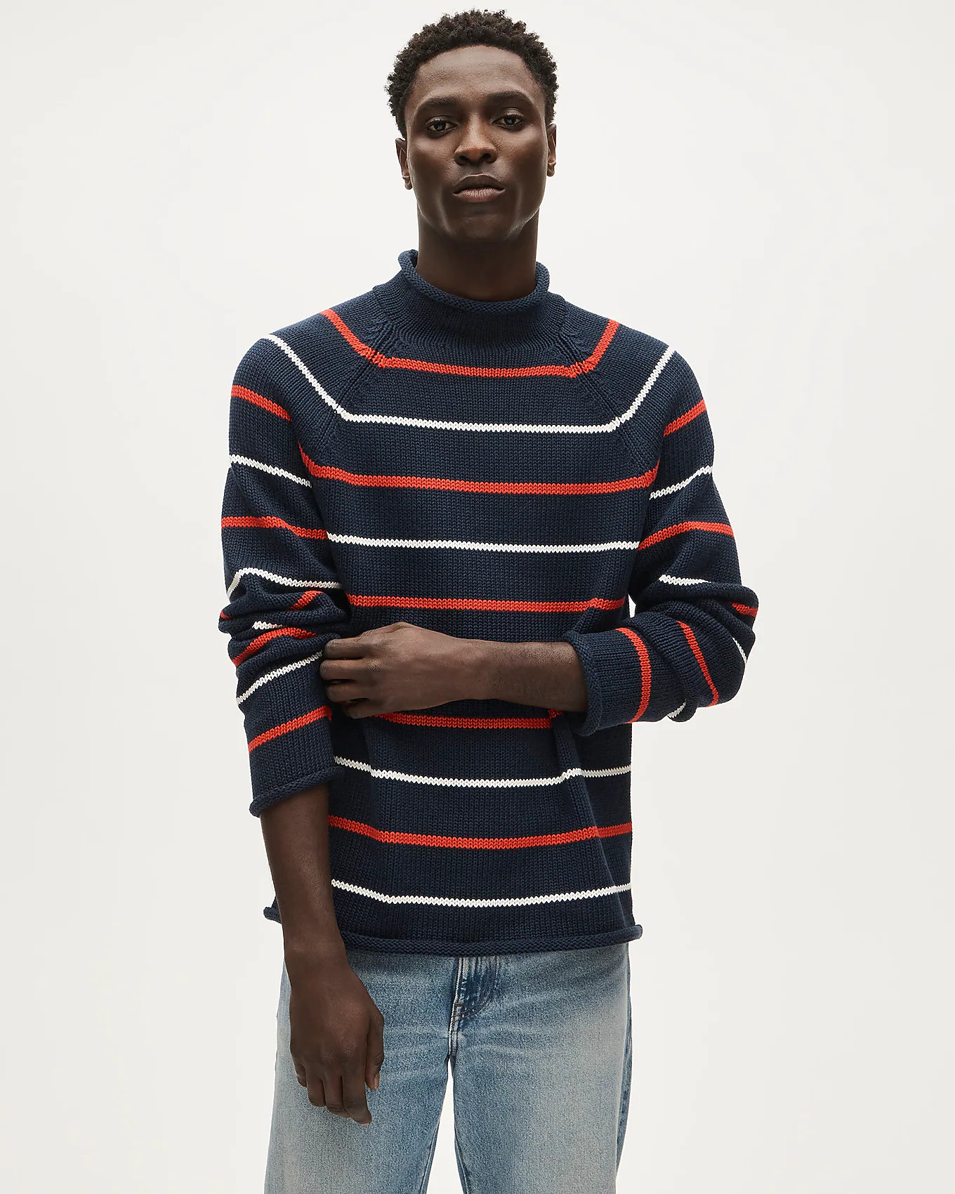 1988 Rollneck™ sweater in stripe | J. Crew US