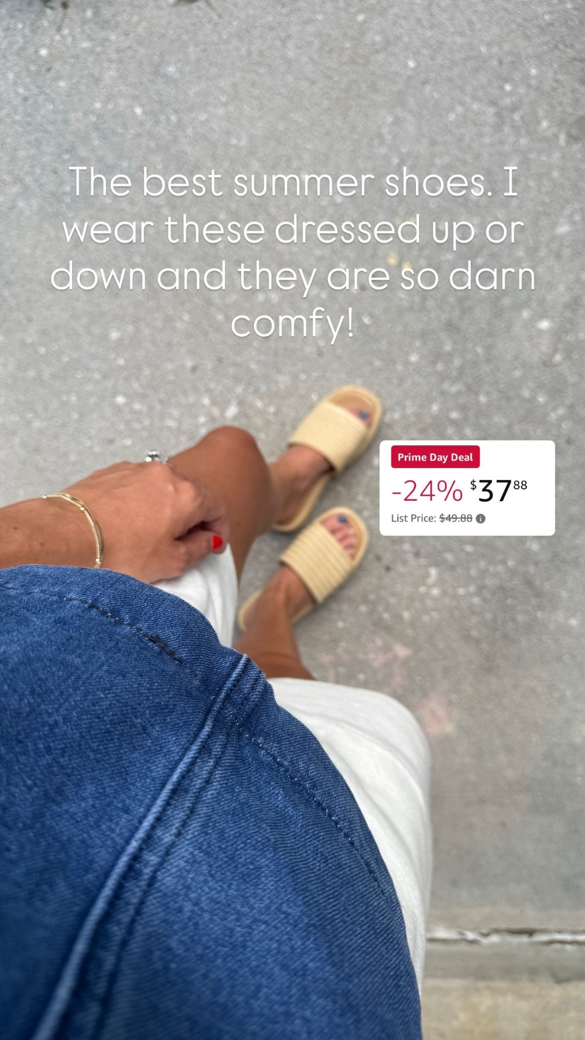 The best summer sandals! So comfy they feel like memory foam and they go with everything! 

#LTKFindsUnder50 #LTKSeasonal #LTKStyleTip