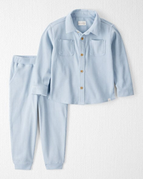 Toddler Boy 2-Piece Organic Cotton Waffle Knit Set | Carter's Inc
