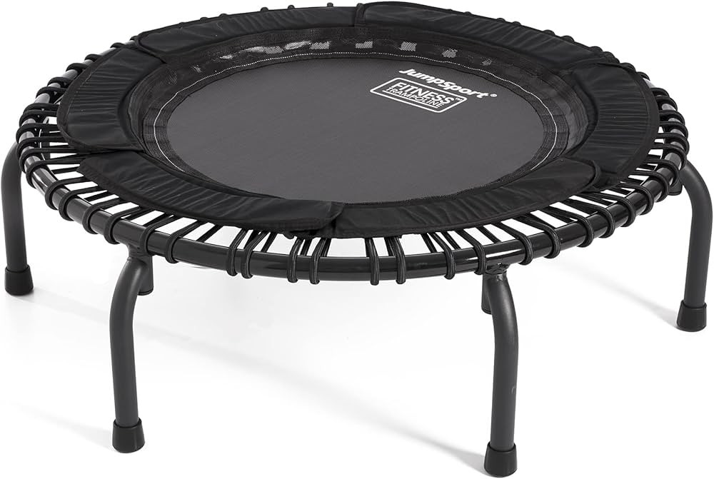 JumpSport 250 in-Home Cardio Fitness Rebounder, 39-inch | Mini Trampoline with Arched-Legged & Vi... | Amazon (US)