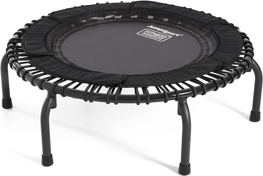 JumpSport 250 in-Home Cardio Fitness Rebounder, 39-inch | Mini Trampoline with Arched-Legged & Vi... | Amazon (US)