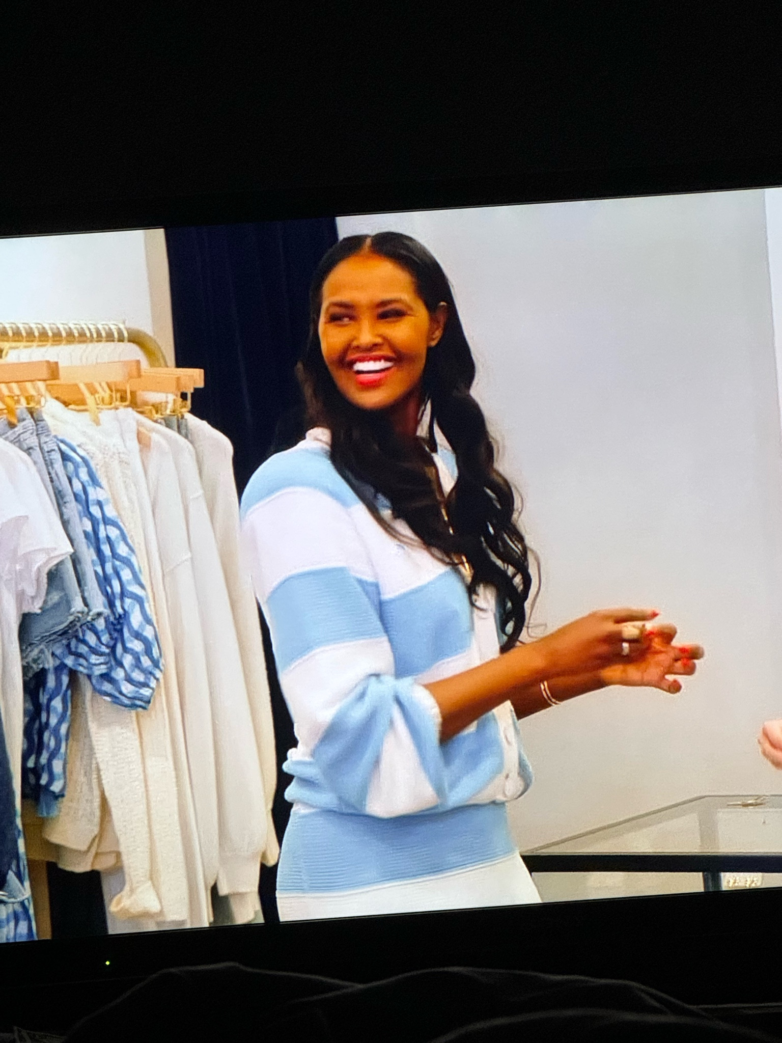 RHONY season 15 episode 2

Ubah’s blue and white striped cardigan and skirt set

#LTKSeasonal #LTKSaleAlert #LTKStyleTip