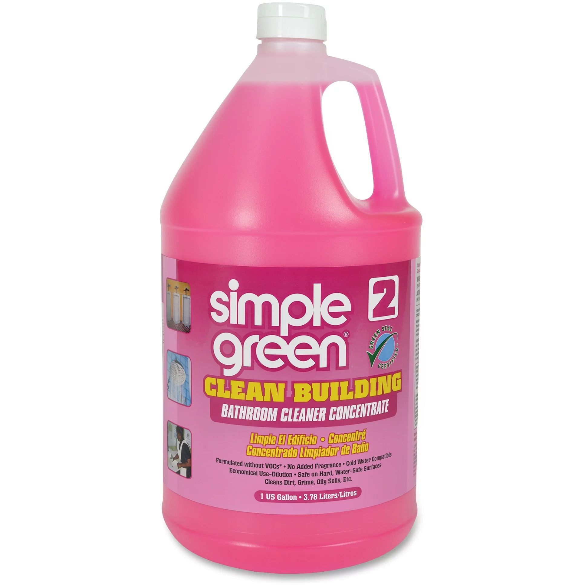 Simple Green, SMP11101, Clean Building Bathroom Cleaner, 1 Each, Pink | Walmart (US)