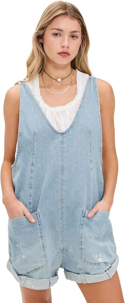 Free People Women's High Roller Shortall | Amazon (US)