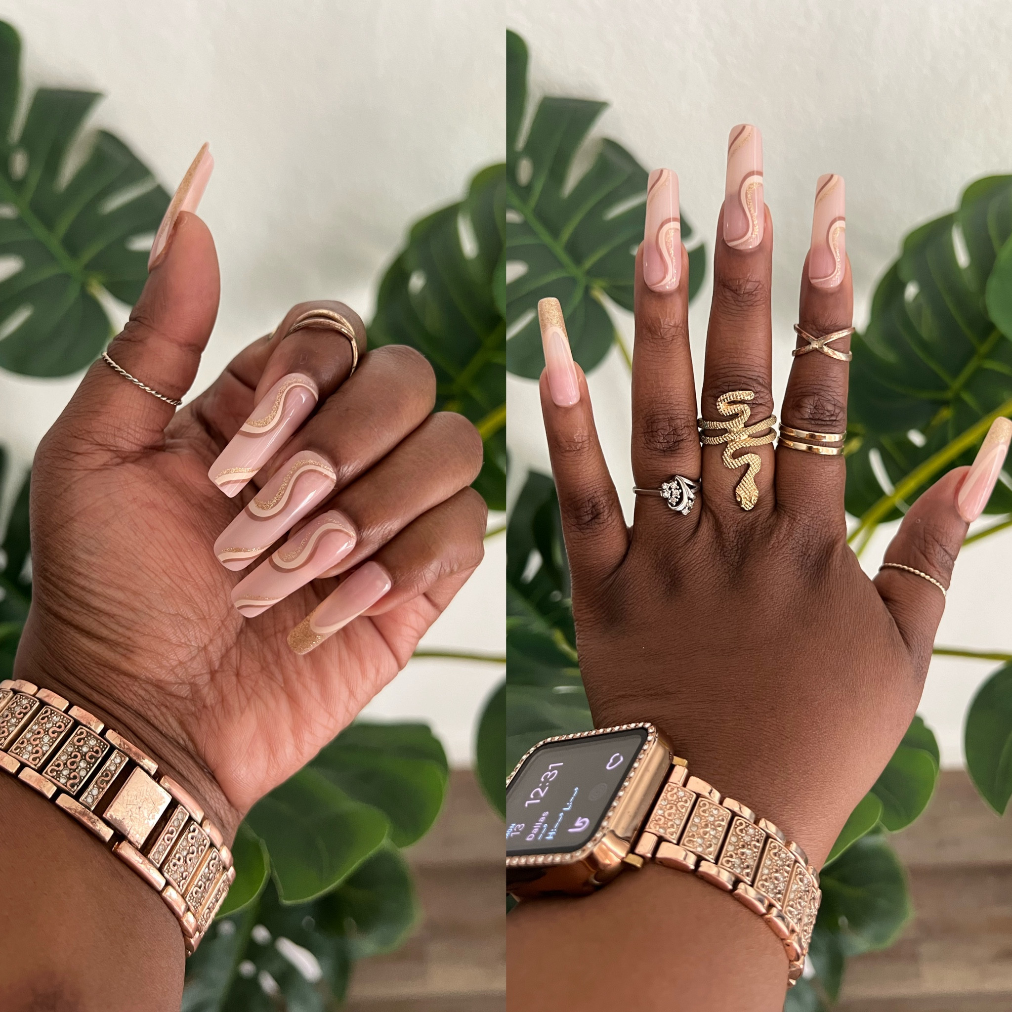 🤎 Brown Swirl Press Ons 

#LTKbeauty #LTKsalealert #LTKunder50