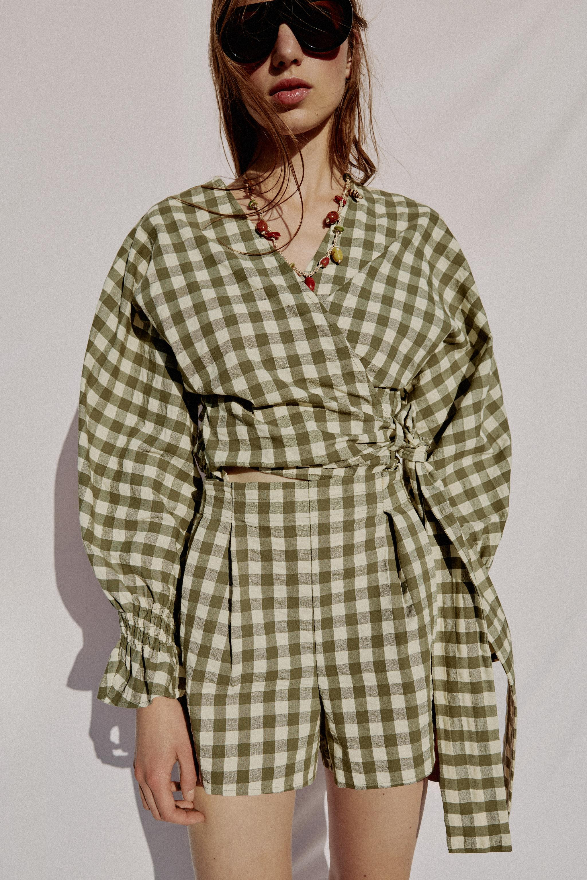 GINGHAM SHORTS | Zara US