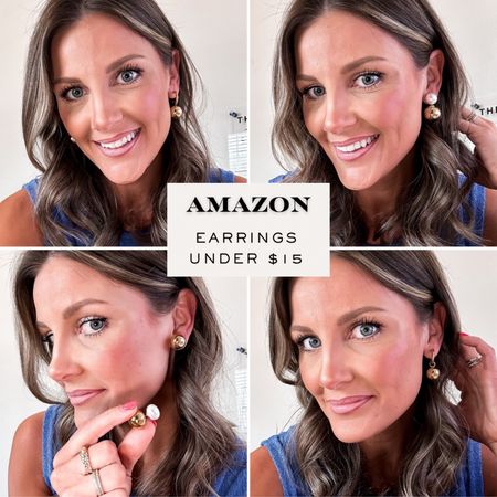 Amazon gold and pearl earrings under $15

#LTKfindsunder50 #LTKstyletip