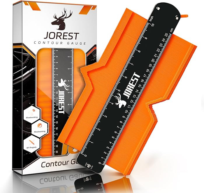 JOREST Contour Gauge with Lock (10 Inch), Gifts Ideas for Men Dad Carpenter Handyman, Profile Too... | Amazon (US)