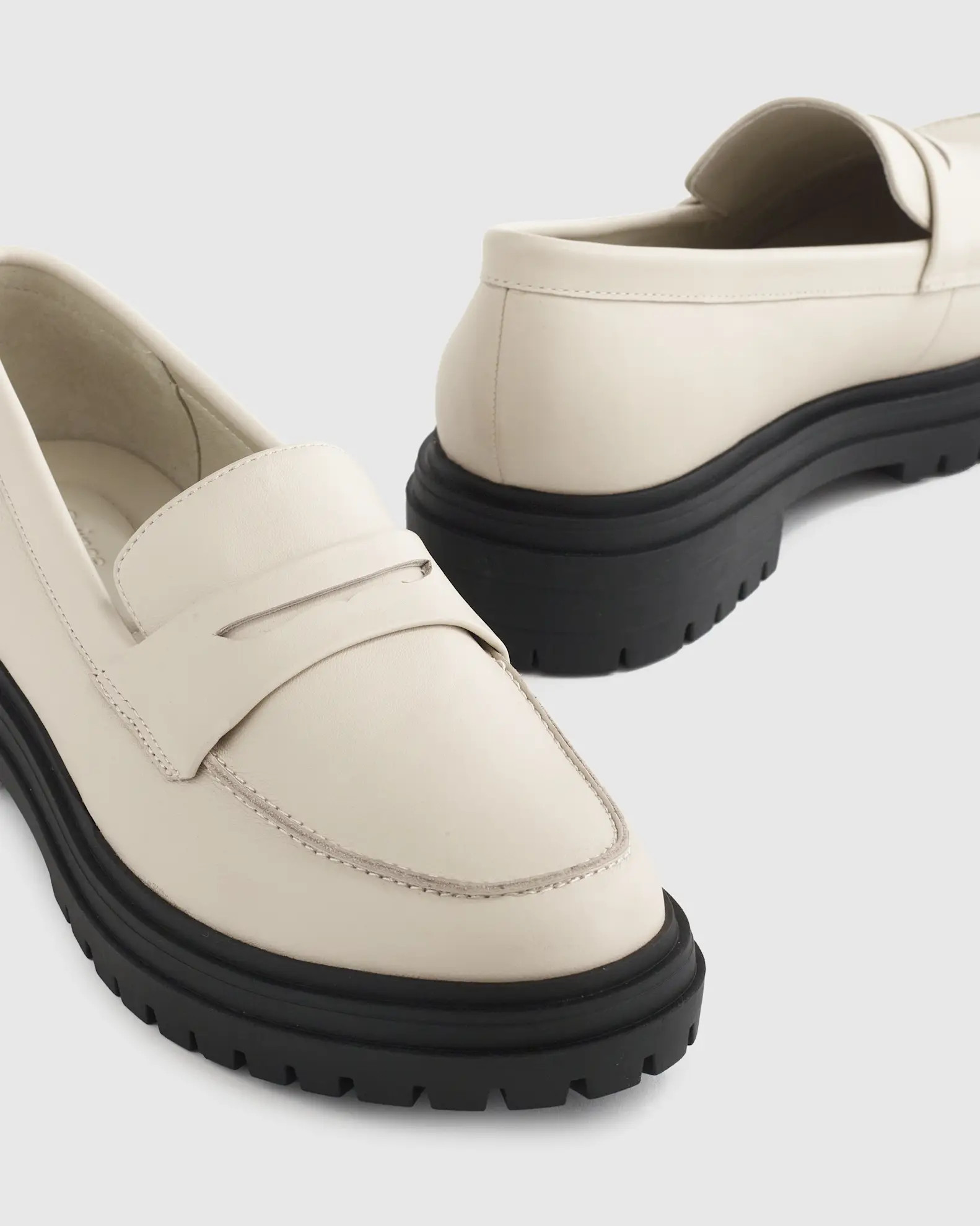 Italian Leather Lug Sole Loafer | Quince
