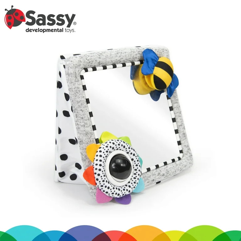 Tummy Time See Me Floor Mirror Grey | Walmart (US)