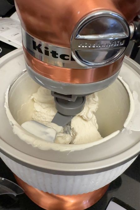 Make yummy froyo & icecream with this KitchenAid  ice cream attachment! 

Fits all standard KitchenAid mixers except the minis. 

#LTKhome #LTKfindsunder100 #LTKfamily