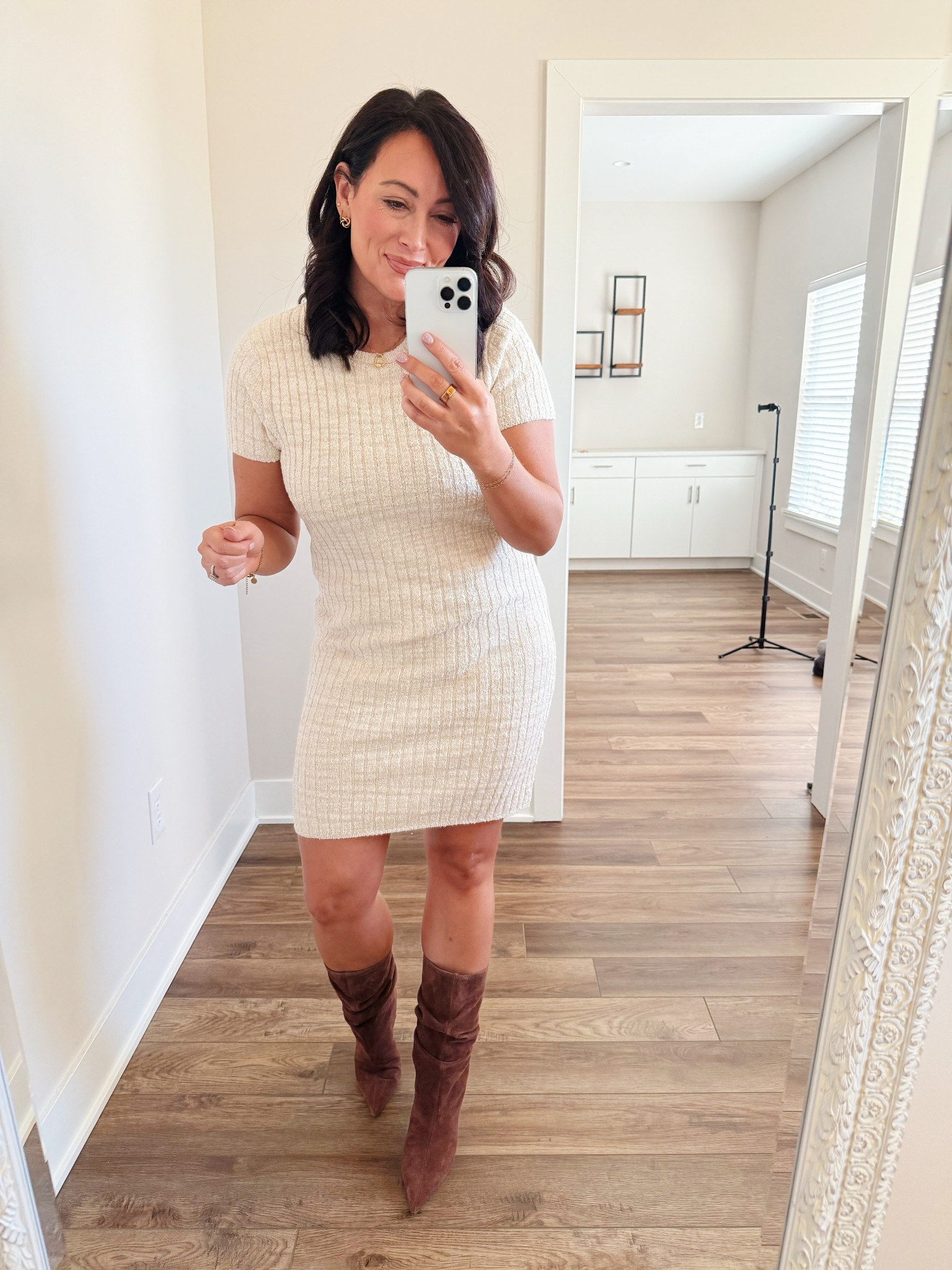 TARGET 🎯 TUESDAY 
• medium dress
• boots true to size 

#LTKootd #LTKOver40 #LTKSeasonal