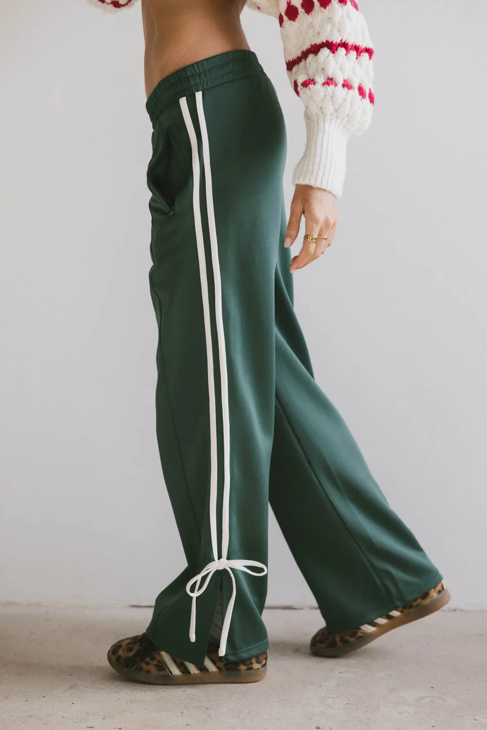 Astrid Track Pants in Green | Böhme US