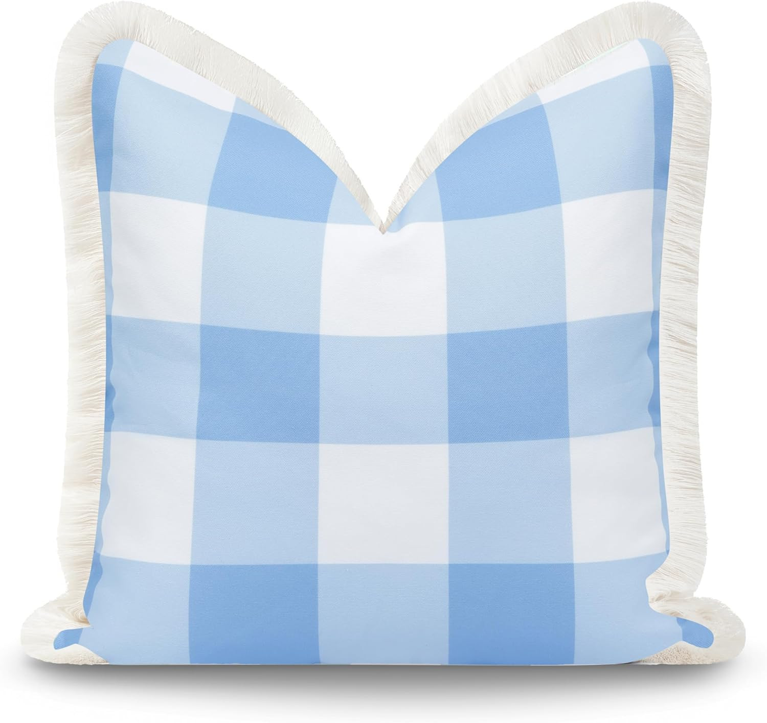 Hofdeco Premium Coastal Patio Indoor Outdoor Throw Pillow Cover Only, 20"x20" Water Repellent for... | Amazon (US)