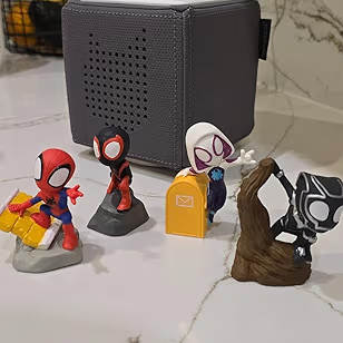 Toniebox 1 Audio Player Bundle with Spidey, Ghost-Spider, Spin, Black Panther, and Playtime Puppy... | Amazon (US)