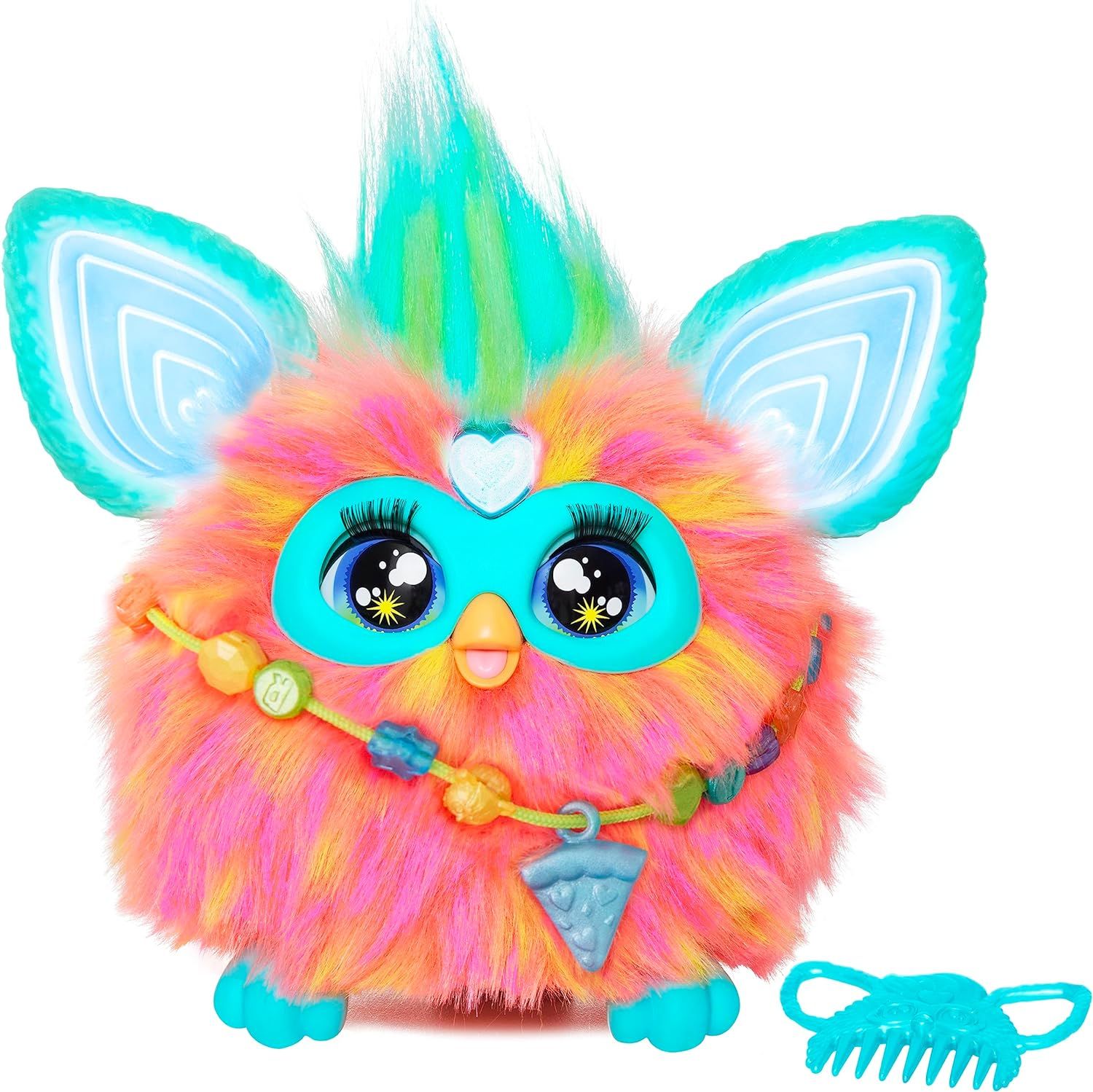 Furby Coral, 15 Fashion Accessories, Interactive Plush Toys, Voice Activated Animatronic, Christm... | Amazon (US)