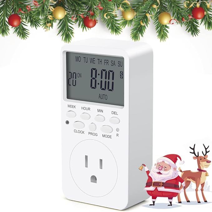 Outlet Timer, Digital Programmable Timer, CANAGROW 7 Day Weekly Heavy Duty Smart Indoor Timer for... | Amazon (CA)