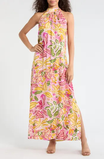 Floral Challis Maxi Dress | Nordstrom
