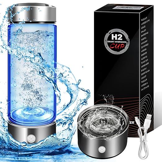 Hydropures Hydrogen Water Bottle, Hydrogen Water Bottle Generator, 3Min Quick Electrolysis, Suita... | Amazon (US)