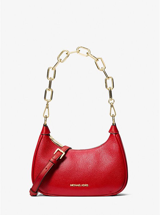 Cora Medium Pebbled Leather Shoulder Bag | Michael Kors US