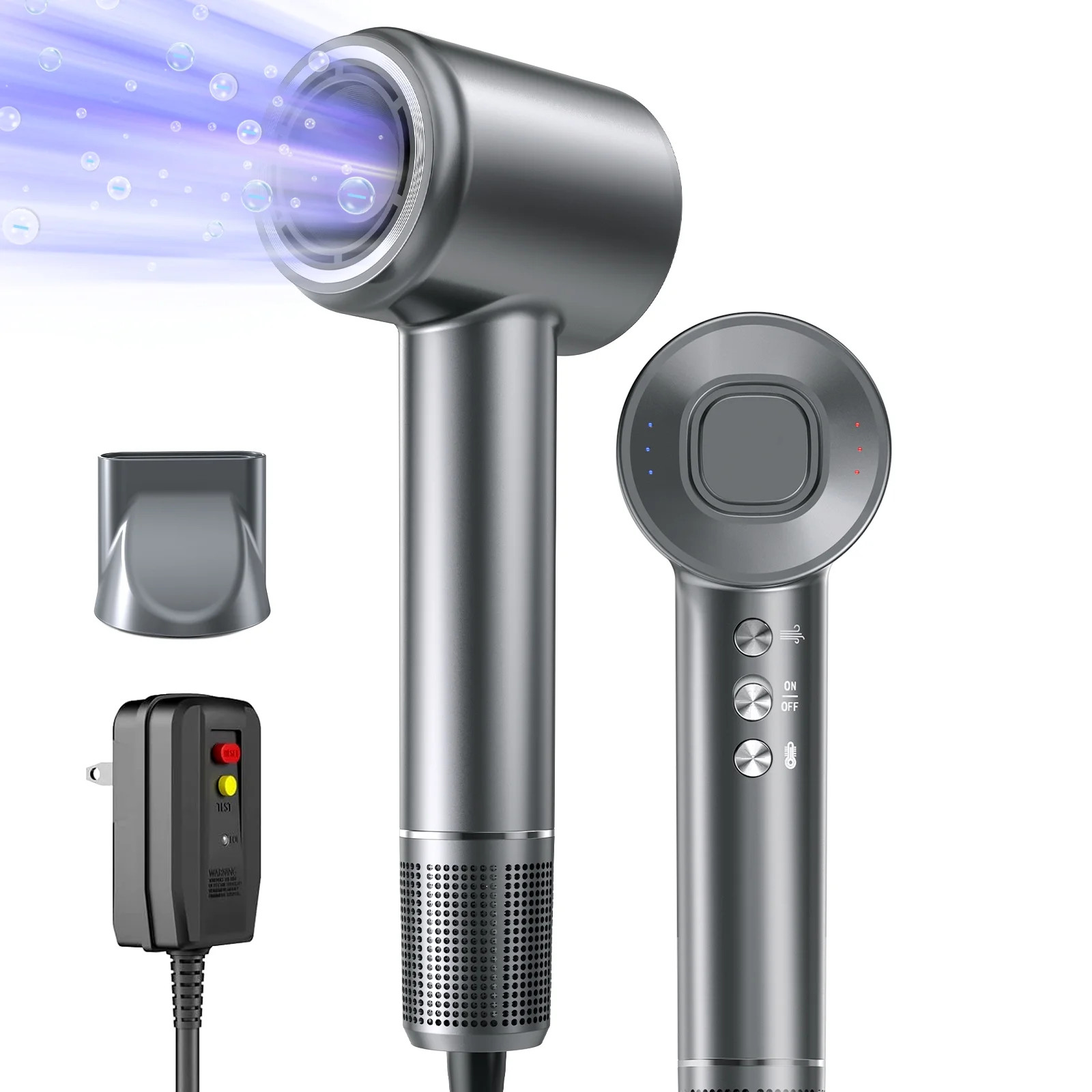 Posrue Hair dryer, High-Speed Blow Dryer With 3 Temps & 3 Speeds, 500 Million Negative Ions Hair ... | Walmart (US)