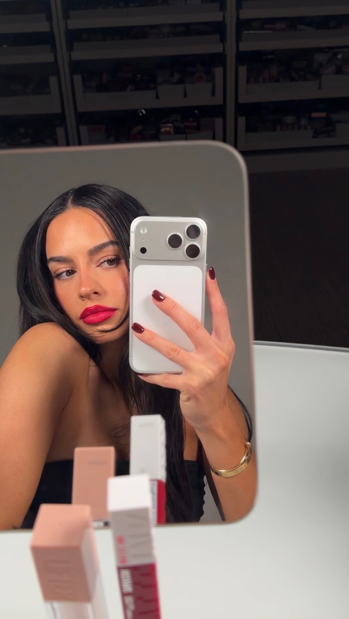 #ad #MaybellinePartner ❣️ love a classic red for the holidays 💫 
@shopltk @maybelline @target @targetstyle 

#liketkit
#target
#targetpartner
