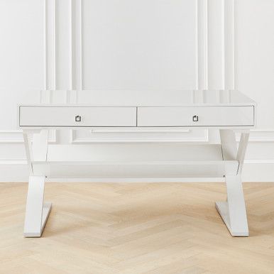 Jett Desk - White Lacquer | Z Gallerie
