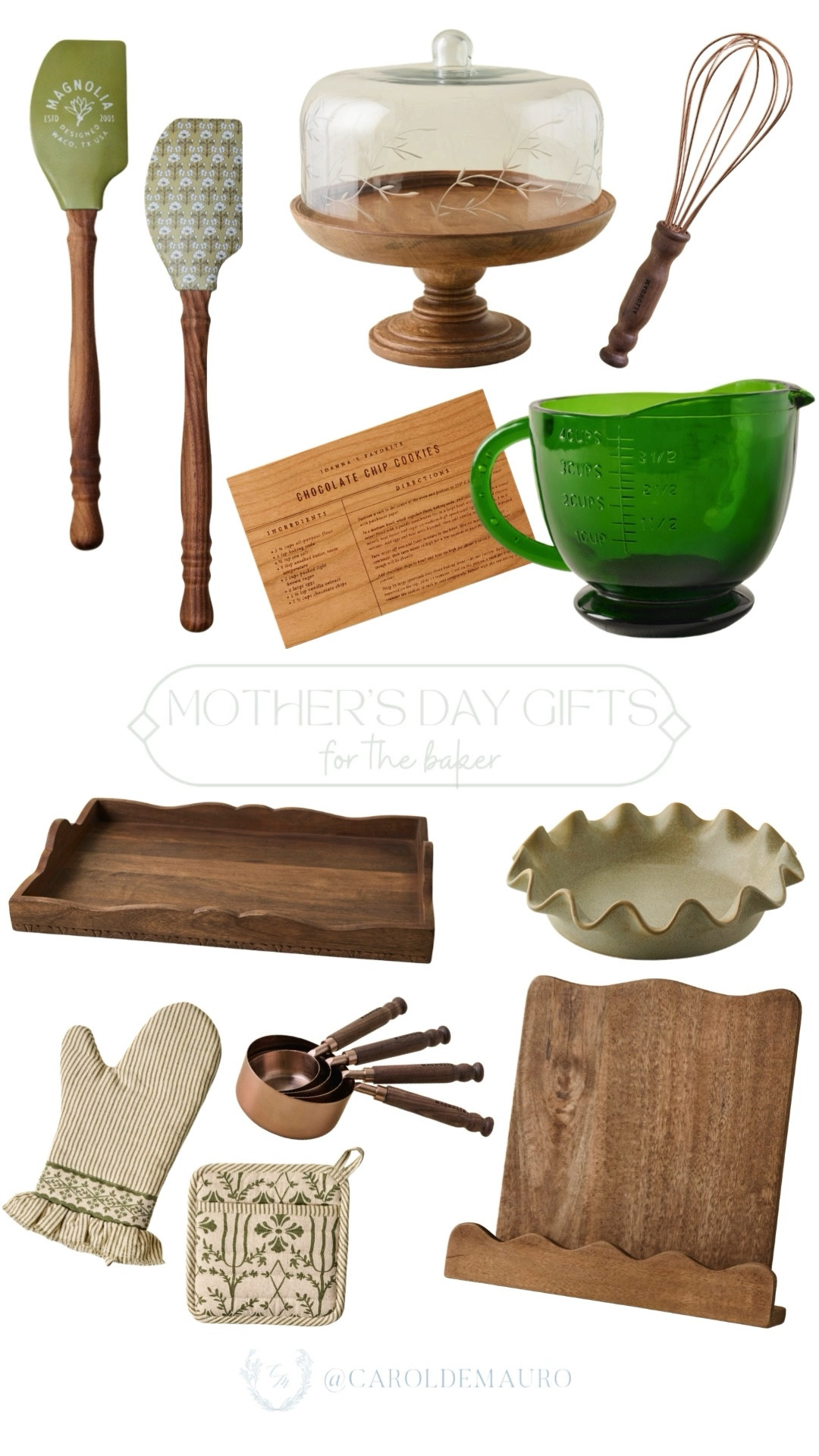 Make her day special with these timeless kitchen finds that any home baker would be thrilled to add to their collection! From elegant serving pieces to practical tools with a rustic touch, these gifts are as beautiful as they are useful.

mother's day gifts, baker essentials, home baking, kitchen finds, wooden utensils, magnolia, affordable finds, farmhouse kitchen

#LTKfoodie #LTKmomlife #LTKHome