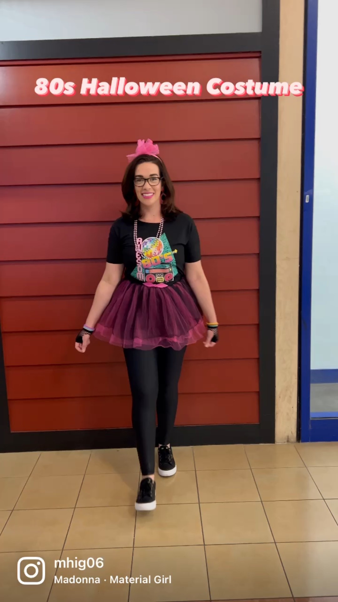 80’s Halloween Costume (small). Black faux leather leggings (small). Black sneakers (8.5). #costume #Halloweencostume #leggings #blackleggings #80scostume #fauxleatherleggings #sneakers #blacksneakers #costume 
Halloween 

#LTKHalloween #LTKStyleTip #LTKFindsUnder100