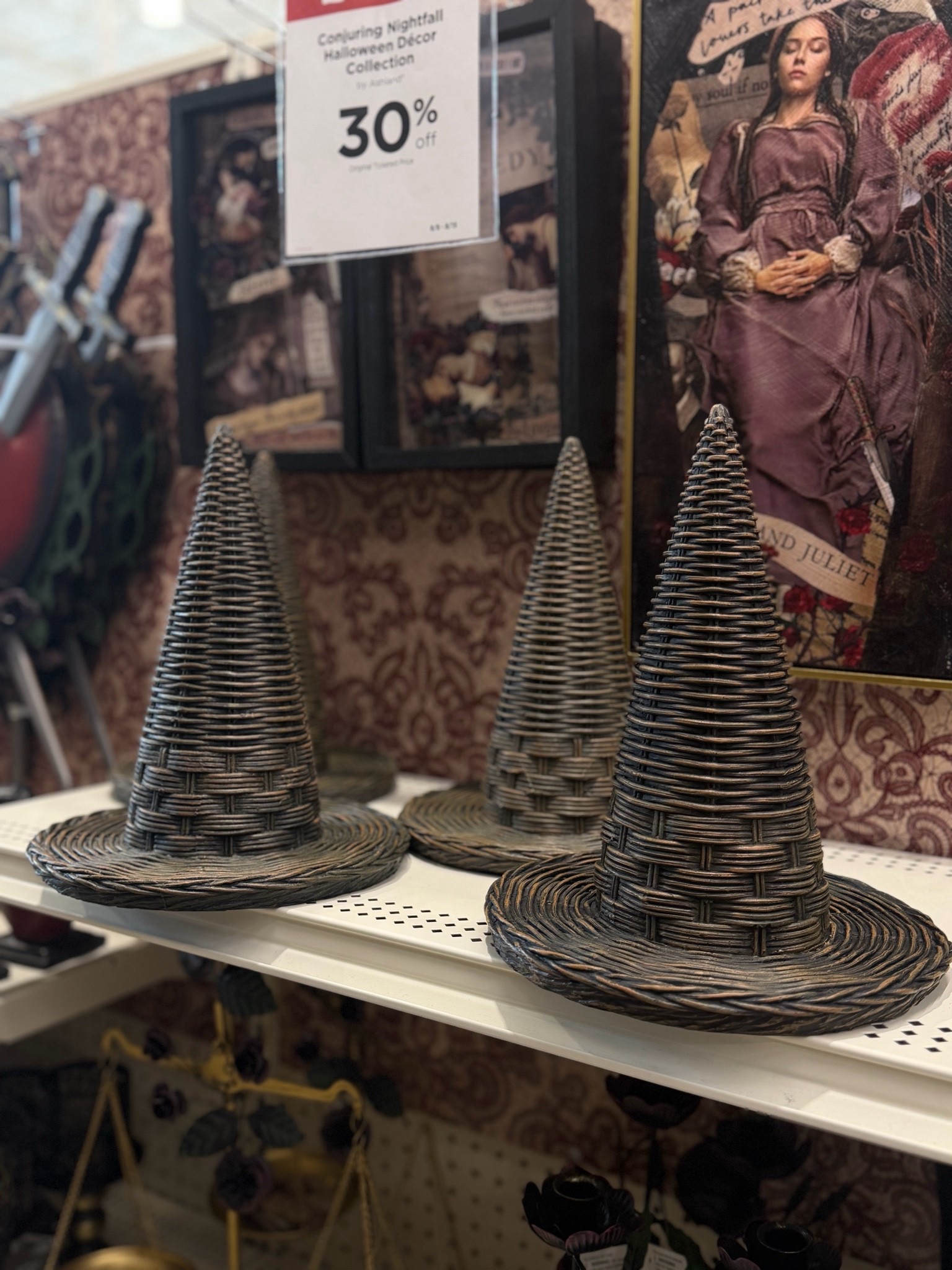 These wicker look which hats look very similar to McGee  and Co. Super nice quality Halloween decor spook

#LTKSaleAlert #LTKHome