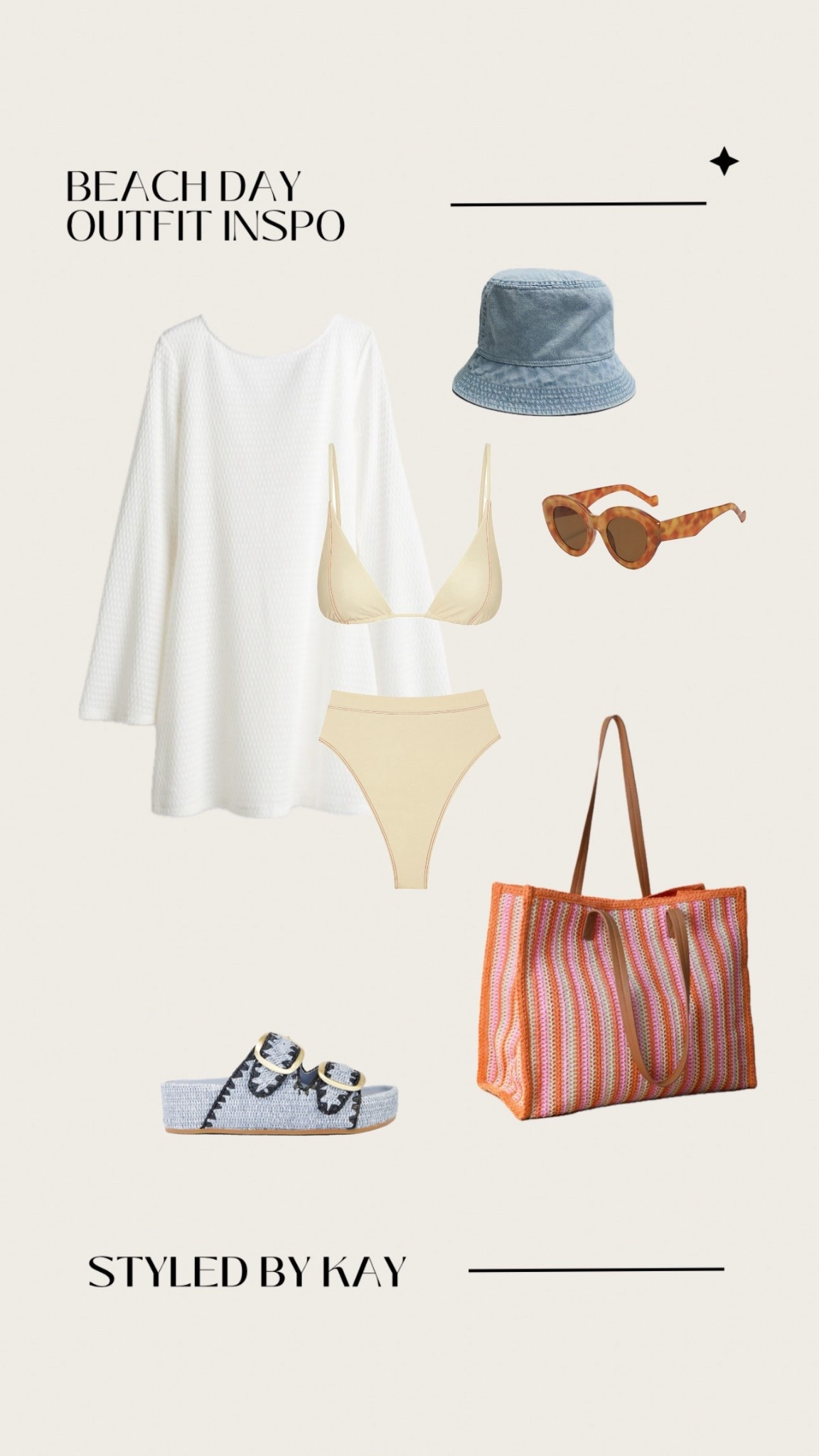 colorful + casual beach day outfit

#LTKTravel #LTKSeasonal #LTKStyleTip