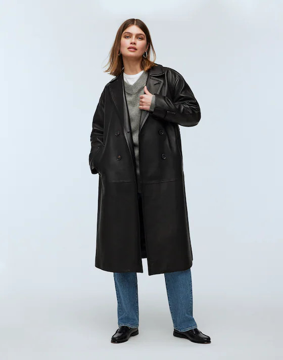 The Signature Trench Coat in Leather | Madewell